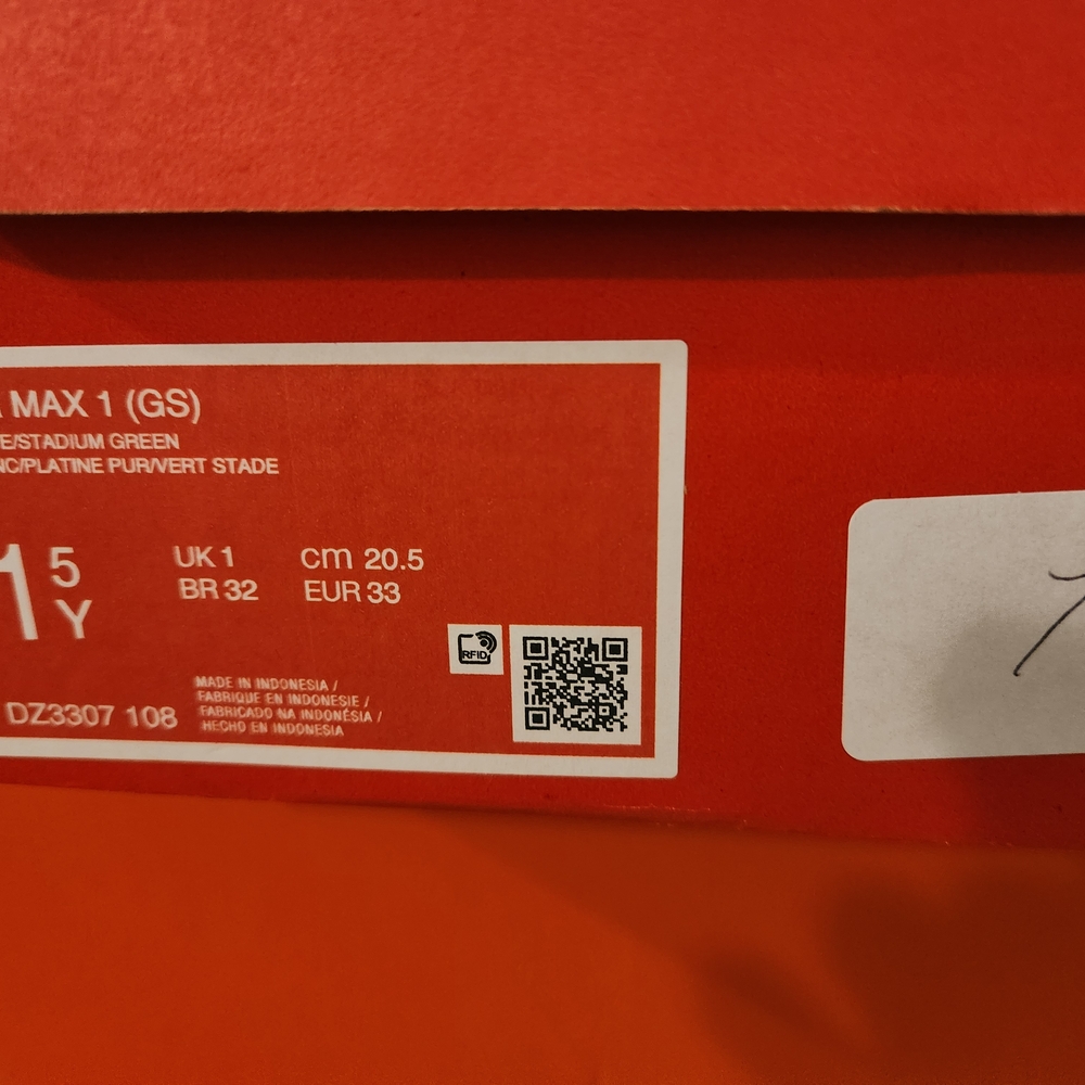 Nike Air Max 1 GS Red Box